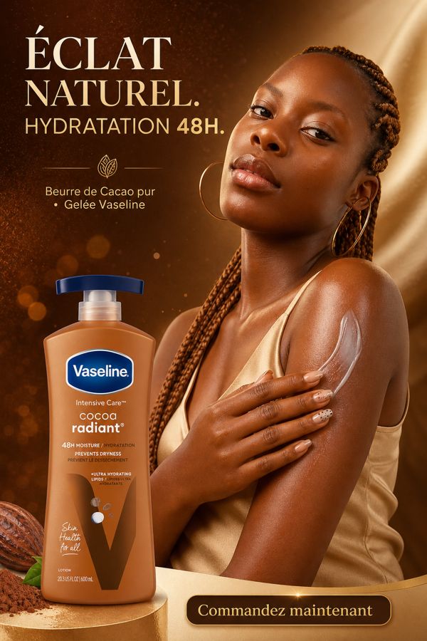 Cocoa Radiant Lait Hydratant, éclat naturel, hydratation 48h